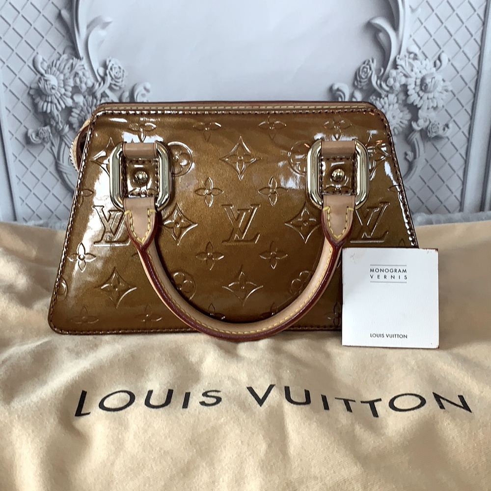 **SOLD***Louis Vuitton Monogram Mini Bronze Vernis